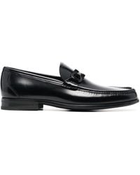 Ferragamo - Grandioso Gancini-Buckle Loafers - Lyst