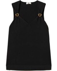 Twinset - Top con detalle de corazón - Lyst