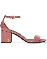 Dolce & Gabbana - Rosy Nude Sandals For - Lyst