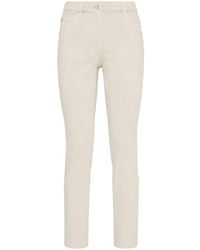 Brunello Cucinelli - Mid-Rise Skinny Jeans - Lyst