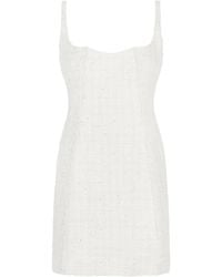 Gcds - Tweed Mini Dress - Lyst