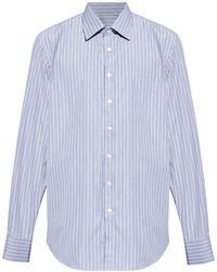 Etro - Striped Poplin Shirt - Lyst
