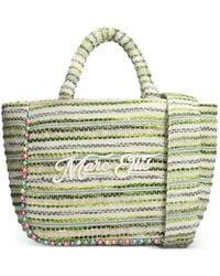 Marc Ellis - Buby Bead-Embellished Striped Medium Tote Bag - Lyst