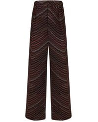 Missoni - Mid-Rise Tailored Pants With Zigzag Pattern - Lyst
