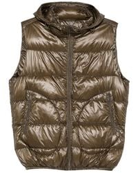 Herno - キルティング フーデッドベスト - Lyst