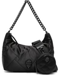 Kurt Geiger - Logo-plaque Quilted Crossbody Bag - Lyst