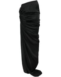 Rick Owens - Draped Asymmetric Skirt - Lyst