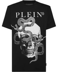 Philipp Plein - Ss Stones Snake T-Shirt - Lyst