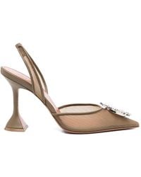 AMINA MUADDI - Begum Embellishment Sling Pumps - Lyst