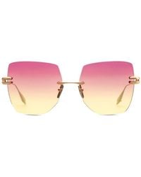 Dita Eyewear - Embra Zonnebril Met Geometrisch Montuur - Lyst