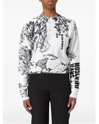 Moschino - Graphic-Print Sweatshirt - Lyst