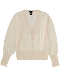 BOSS - Button V-Neck Cardigan - Lyst