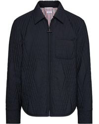 Thom Browne - Gewatteerd Jack Met Diamantpatroon - Lyst