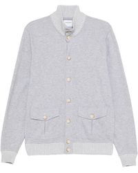 Gran Sasso - Gerippte Jacke Mit Knopfverschluss - Lyst