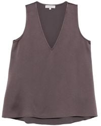 Antonelli - Top Con Cuello En V - Lyst