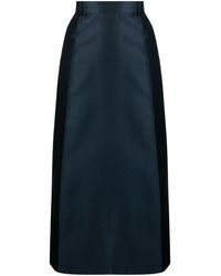 Kiton - High-waist A-line Midi Skirt - Lyst