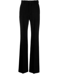Balenciaga - Pantalones rectos a rayas diplomáticas - Lyst