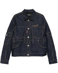 DSquared² - マルチポケット デニムジャケット - Lyst