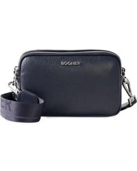 Bogner - Wallis Avy Pebbled-Leather Crossbody Bag - Lyst
