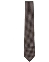 Canali - Geometric-Pattern Floral-Motif Tie - Lyst