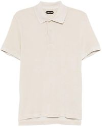 Tom Ford - Poloshirt Van Badstof - Lyst