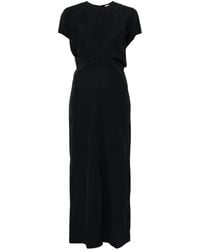 TOTEME - Satin Slouchy Waist Maxi Dress - Lyst