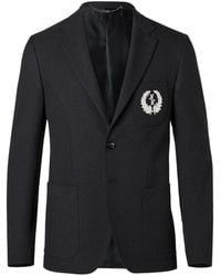 Billionaire - Brent Logo-Patch Single-Breasted Blazer - Lyst