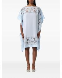 Ermanno Scervino - Lace-Insert Midi Dress - Lyst