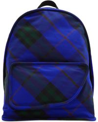Burberry - Shield Vintage Check-Print Backpack - Lyst