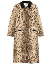 forte_forte - Royal Leopard Faux-Fur Coat - Lyst