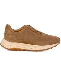Henderson - Shark Calf Suede Sneakers - Lyst