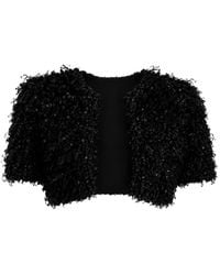 Twinset - Textured Cropped Jacket - Lyst