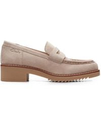 Clarks - Eden Loafer Aus Wildleder - Lyst
