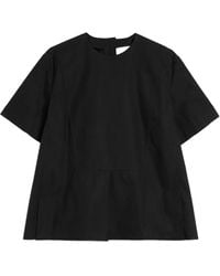 Jil Sander - Blouse À Manches Courtes - Lyst