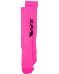 Off-White c/o Virgil Abloh - Logo Knit Socks - Lyst