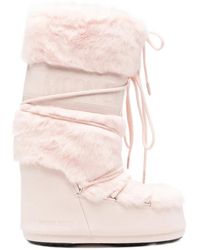 Moon Boot - Icon Stiefel Aus Faux Fur - Lyst