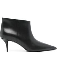 Fabiana Filippi - Leather Pointed Ankle Boots - Lyst