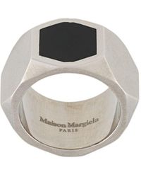 Maison Margiela Geometrische Ring - Metallic