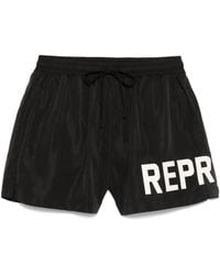 Represent - Logo-Print Swim Shorts - Lyst