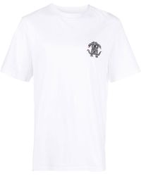 Roberto Cavalli - T-shirt Met Monogram - Lyst