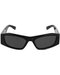 Balenciaga - Nano Rectangular Logo-Detail Sunglasses - Lyst