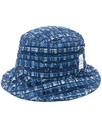Thom Browne - Tweed Denim Bucket Hat - Lyst
