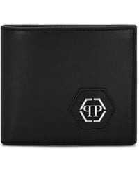 Philipp Plein - Portefeuille Pliant À Plaque Logo - Lyst