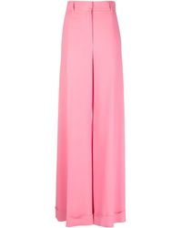 Moschino - High-waisted Palazzo Trousers - Lyst