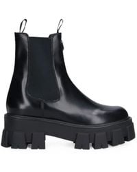 Prada - Monolith Chelsea Boots - Lyst