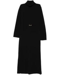 RIXO London - Elliettebit Detail Roll-Neck Maxi Dress - Lyst