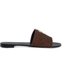 Giuseppe Zanotti - Shirley Glitter Sandals - Lyst