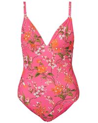 Erdem - Badeanzug mit Blumen-Print - Lyst