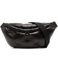Maison Margiela - Logo-Patch Leather Belt Bag - Lyst