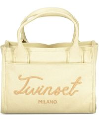 Twinset - Sac Cabas À Logo Brodé - Lyst
